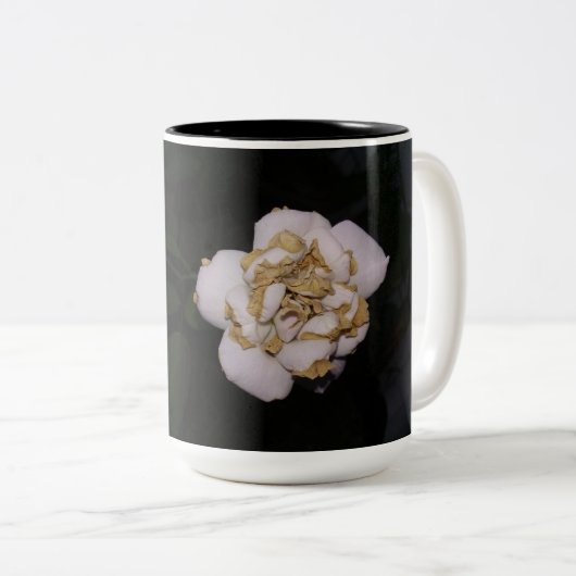 EOetic White Rose Tasse (VorderseiteRechts)