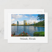 Eola-See in Orlando Florida Postkarte (Vorne/Hinten)