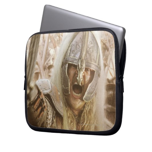 Eomer mit Helmet Laptopschutzhülle (Vorderseite Links)