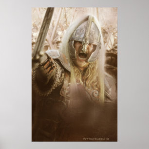Eomer mit Helmet Poster