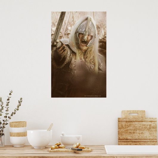 Eomer mit Helmet Poster (Küche)