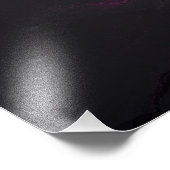 Eons in Crimson-Kohle - das Genie der KI Fotodruck (Ecke)