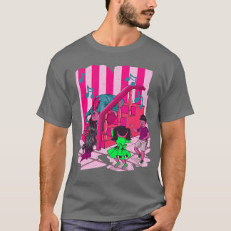 Eorcise Horror Dancer Stairs Dancing retro T-Shirt