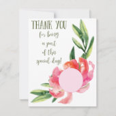 EOS Lippenbalsam Duschkarte Dankeskarte (Vorderseite)