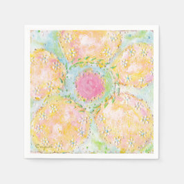 "Eos" Pastel Party Napkins Serviette