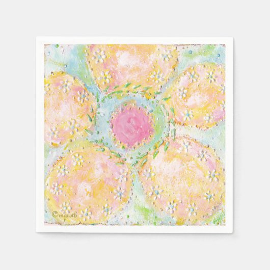 "Eos" Pastel Party Napkins Serviette (Vorderseite)