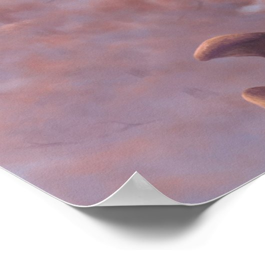 Eosinopteryx Print Poster (Ecke)