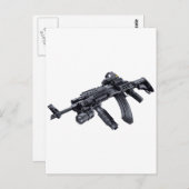 EOTech-Geighted Tactical AK-47 Assault Rifle Postkarte (Vorne/Hinten)