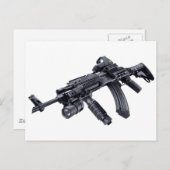 EOTech-Geighted Tactical AK-47 Assault Rifle Postkarte (Vorne/Hinten)