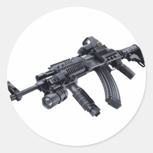 EOTech Sighted Tactical AK-47 Assault Rifle Sticke Runder Aufkleber