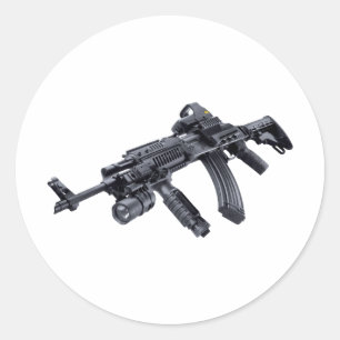 EOTech Sighted Tactical AK-47 Assault Rifle Sticke Runder Aufkleber