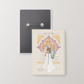 Éowyn "I Am No Man" Battle-Ready Graphic Button (Vorderseite/Rückseite)