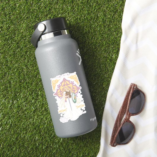 Éowyn "Ich bin kein Mann" Kampfbereit Grafik Aufkleber (HydroFlask Insitu)