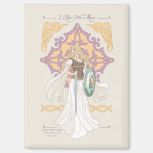 Éowyn "Ich bin kein Mann" Kampfbereit Grafik Magnet