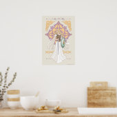 Éowyn "Ich bin kein Mann" Kampfbereit Grafik Poster (Küche)