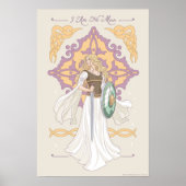 Éowyn "Ich bin kein Mann" Kampfbereit Grafik Poster (Vorne)