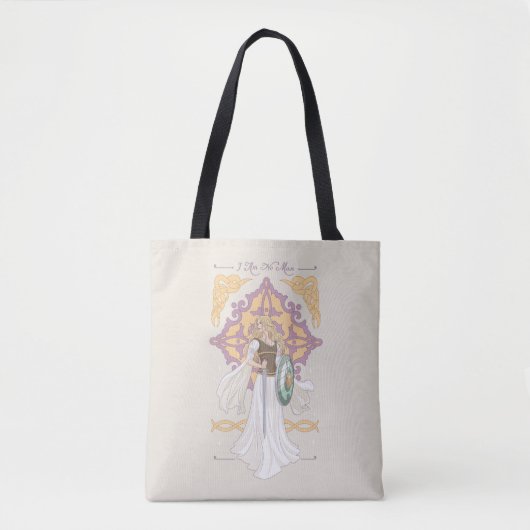 Éowyn "Ich bin kein Mann" Kampfbereit Grafik Tasche (Vorderseite)