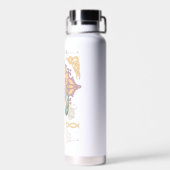 Éowyn "Ich bin kein Mann" Kampfbereit Grafik Trinkflasche (Rückseite)