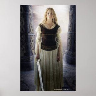 Eowyn mit Schwert Poster