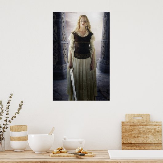 Eowyn mit Schwert Poster (Küche)