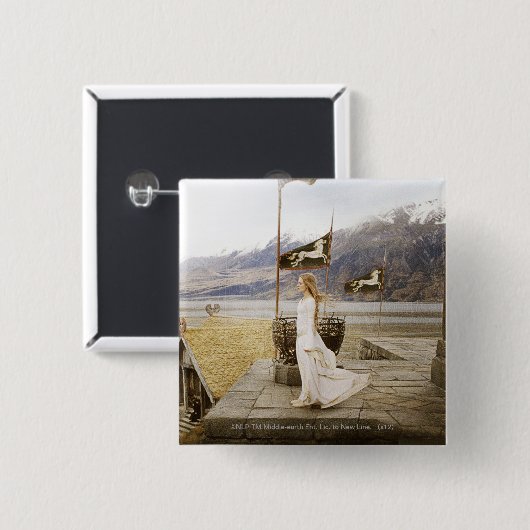 Eowyn on Castle Steps Button (Vorne & Hinten)