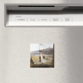 Eowyn on Castle Steps Magnet (In Situ (Geschirrspüler))