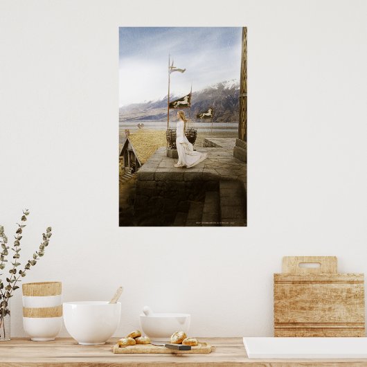 Eowyn on Castle Steps Poster (Küche)