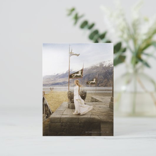 Eowyn on Castle Steps Postkarte (Stehend Vorderseite)