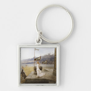 Eowyn on Castle Steps Schlüsselanhänger