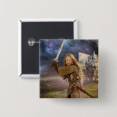 Eowyn Raises Sword Button (Vorne & Hinten)