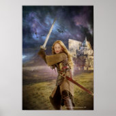 Eowyn Raises Sword Poster (Vorne)