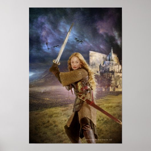 Eowyn Raises Sword Poster (Vorne)