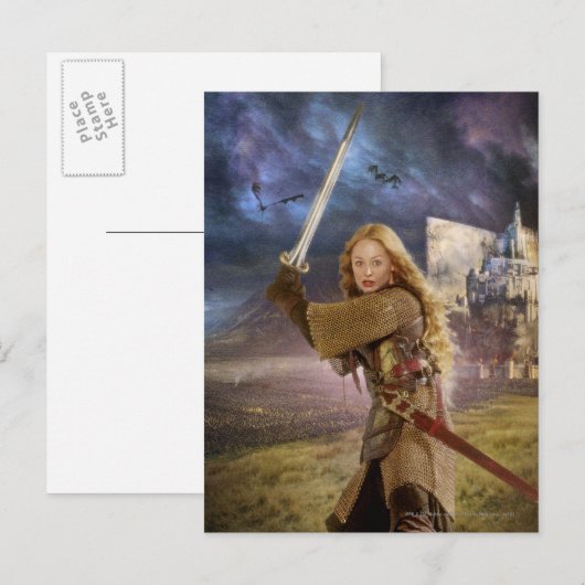 Eowyn Raises Sword Postkarte (Vorne/Hinten)