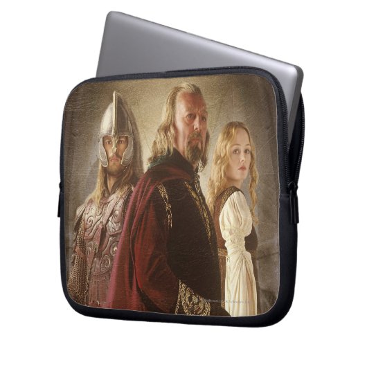 Eowyn und Theoden Laptopschutzhülle (Vorderseite Links)