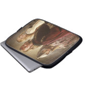 Eowyn und Theoden Laptopschutzhülle (Vorne Knopf)