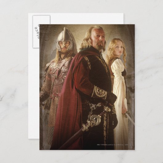 Eowyn und Theoden Postkarte (Vorne/Hinten)