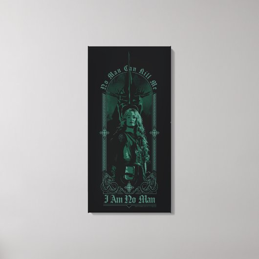 Éowyn Vs SAURON™ "I Am No Man" Rohan Graphic Leinwanddruck (Vorderseite)