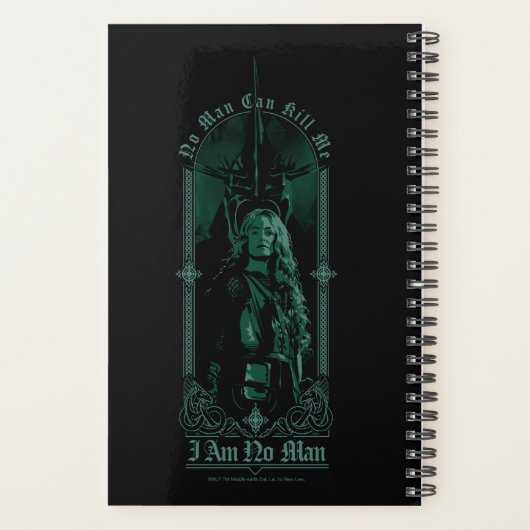 Éowyn Vs SAURON™ "I Am No Man" Rohan Graphic Planer (Rückseite)