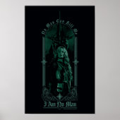 Éowyn Vs SAURON™ "I Am No Man" Rohan Graphic Poster (Vorne)