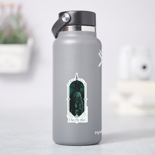 Éowyn Vs SAURON™ "Ich bin kein Mann" Rohan Grafik Aufkleber (HydroFlask)