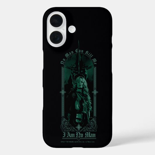 Éowyn Vs SAURON™ "Ich bin kein Mann" Rohan Grafik Case-Mate iPhone Hülle (Rückseite)