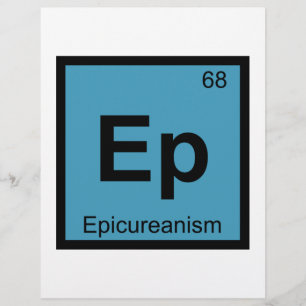 EP - Epicureanismus Philosophie Chemie Symbol