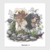 Epagneul Breton, Bretagne Spaniel Aufkleber (Blatt)