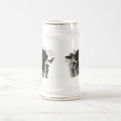 Epagneul Breton, Bretagne Spaniel Bierglas (Mittel)