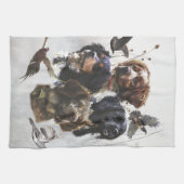 Epagneul Breton, Bretagne Spaniel Geschirrtuch (Horizontal)