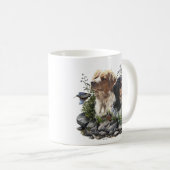 Epagneul Breton, Bretagne Spaniel Kaffeetasse (VorderseiteRechts)