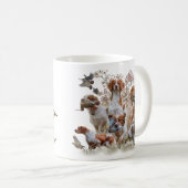 Epagneul Breton, Bretagne Spaniel Kaffeetasse (VorderseiteRechts)