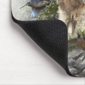 Epagneul Breton, Bretagne Spaniel Mousepad (Ecke)