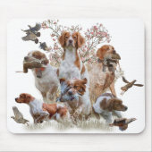 Epagneul Breton, Bretagne Spaniel Mousepad (Vorne)