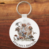 Epagneul Breton, Bretagne Spaniel Schlüsselanhänger (Vorderseite)